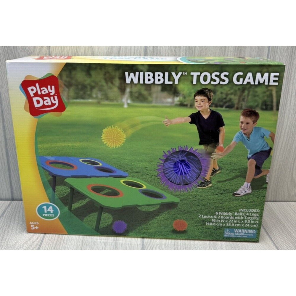 Play Day Mini Corn Hole Game Wibbly Toss Outdoor‎ Family Backyard